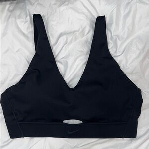Nike Women's Black V-Neck Sports Bra